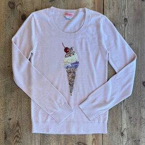 Kate Spade Blush Pink Knit Ice Cream Top